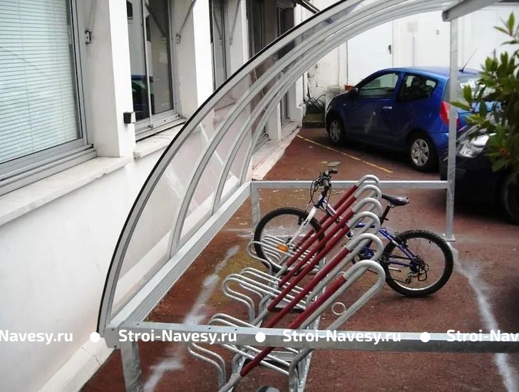 Навес для велосипеда от дождя из стали Навес для велосипеда от дождя из стали