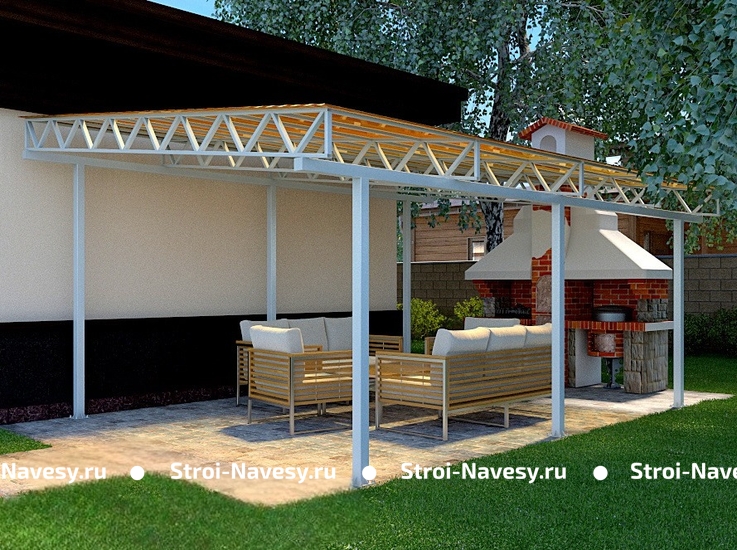 Навесы для террасы и веранды к дому прозрачный Навесы для террасы и веранды к дому прозрачный