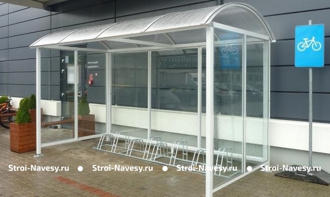 Навес для велосипедов на даче Навес для велосипедов на даче