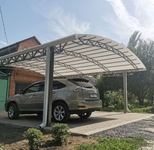 Навес из поликарбоната арочный для одной машины