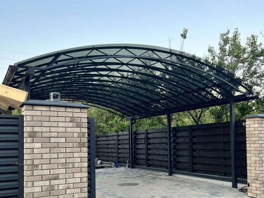 Навес из поликарбоната арочный для авто