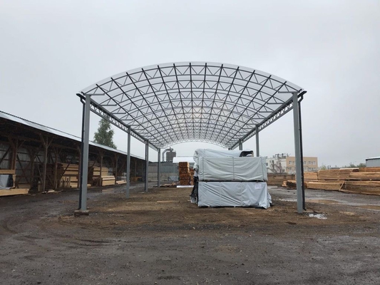 Навес автомобильный из поликарбоната арочный промышленный Навес автомобильный из поликарбоната арочный промышленный