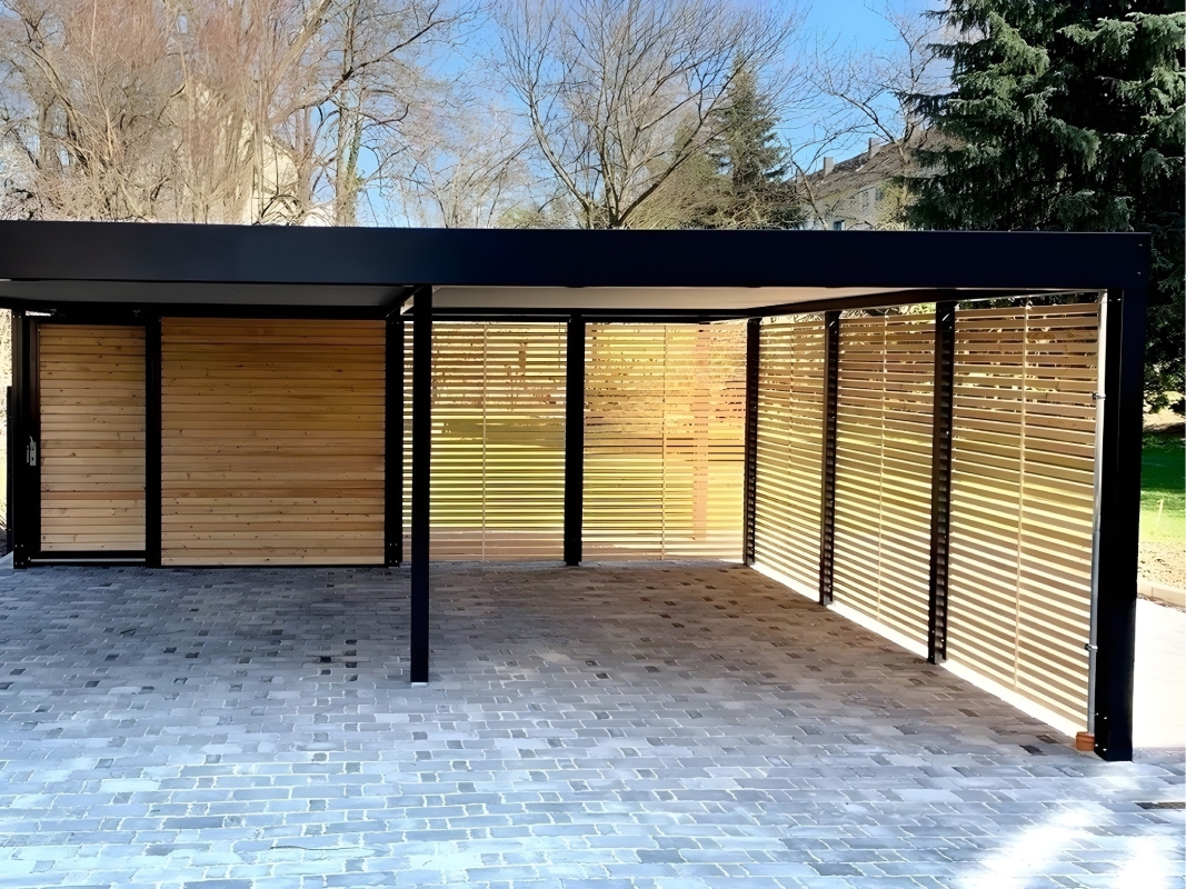 Хай-тек автонавес из поликарбоната для парковки